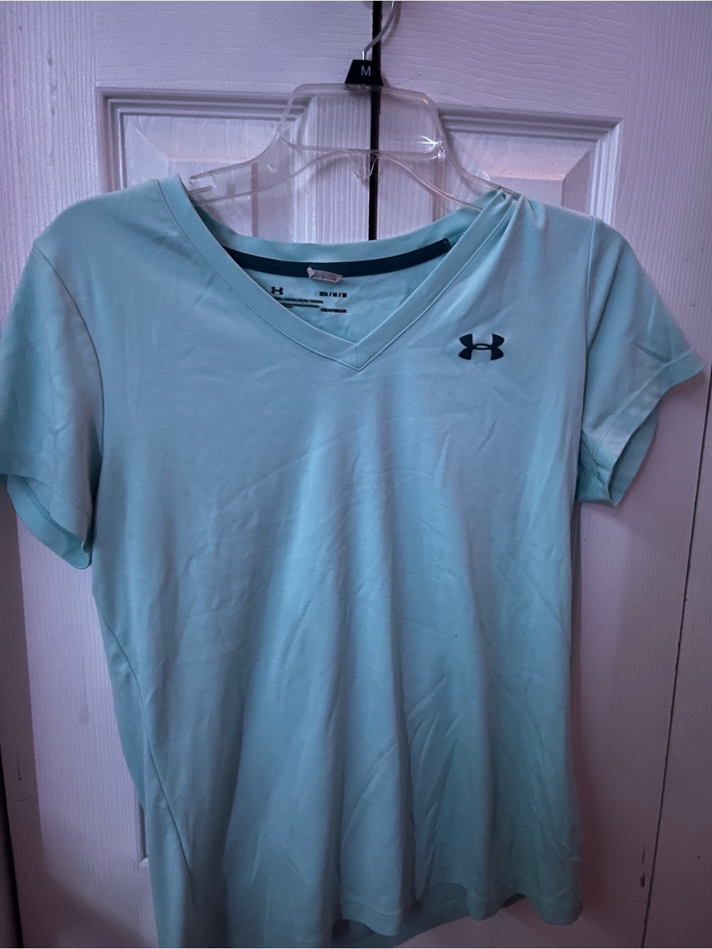 Under Armour Seafoam Short Sleeve V-Neck Performance Tee